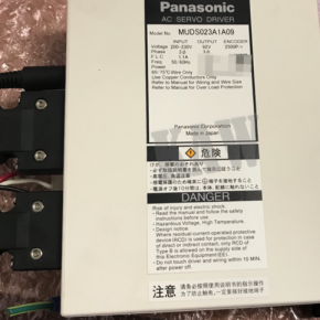 販売中 MUDS023A1A09 AC SERVO DRIVER